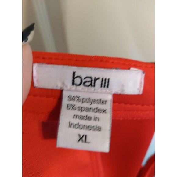 Bar Ill Dress Red Fit And Flare Sleeveless Full Zip Sz L - Picture 8 of 9